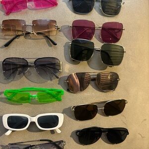 Set of 12 Stylish Women's Sunglasses Collection